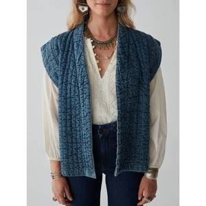 NEW MAISON HOTEL elsa jacket in blue moon